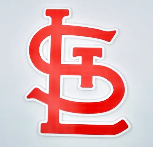 St. Louis Cardinals STL Logo Wall Sign