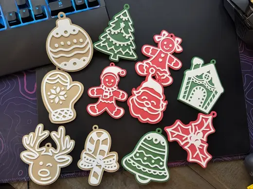 Gingerbread Christmas Ornaments