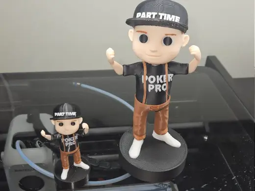Part Time Poker Pro Chip Protector Statue Mag 18x3