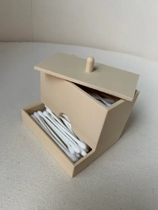 Q-Tip Bathroom Box - Organizer