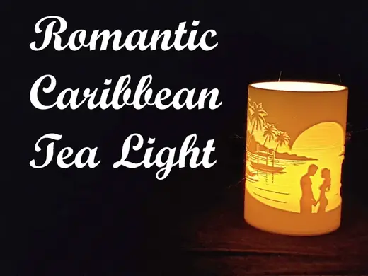 Romantic Caribbean Tea Light