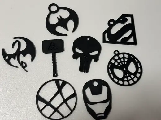 Pocket Heroes – 3D Printable Superhero Keychains