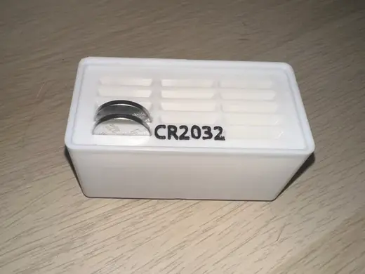 Gridfinity CR2032 Battery Storage Bin - Two-Color