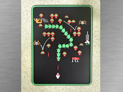 Arcade Art-Minimalist centipede Screen-150x200