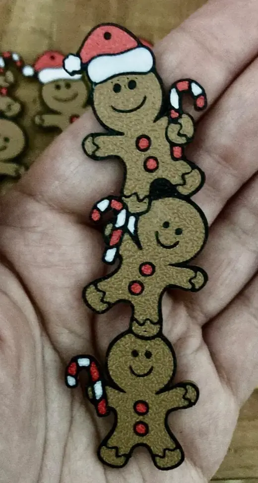 Galletitas navideñas adorno o llavero