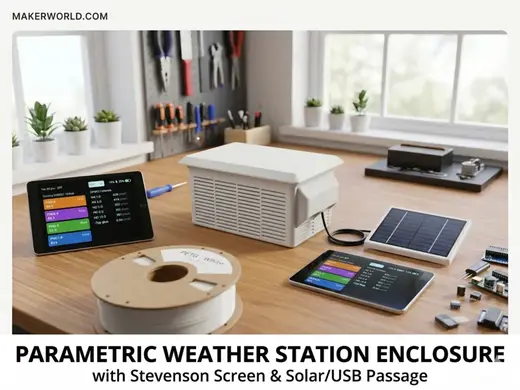 Parametric Weather Enclosure with Stevenson-Screen