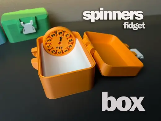Box for MATH FIDGET SPINNERS 3DogPrint