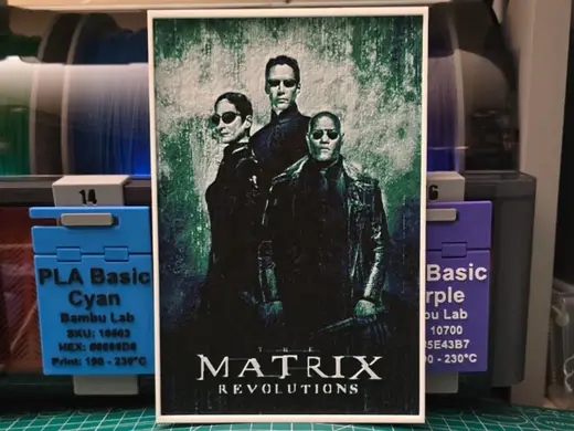 The Matrix Revolutions Movie Poster - Hueforge Art