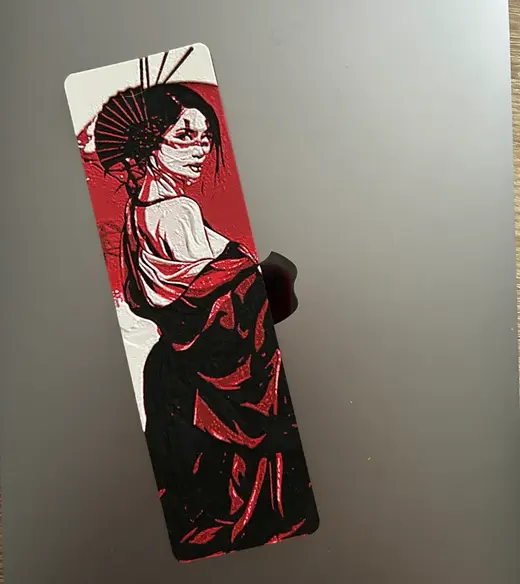 Japan Style Bookmark Geisha