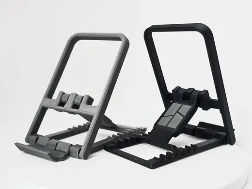 Print in place foldable phone holder V2