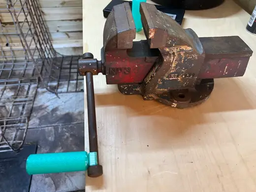 Vice clip on handle