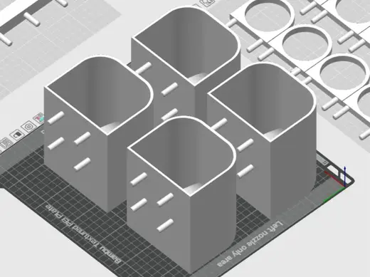 50mm pitch - 8mm pegs - pegboard accessories POW