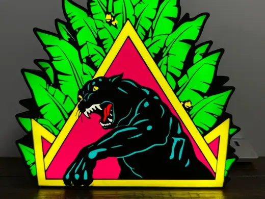 Santa Cruz - Natas - Panther Light Up Sign
