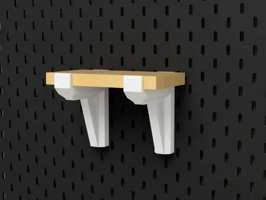 IKEA Skadis shelf angle