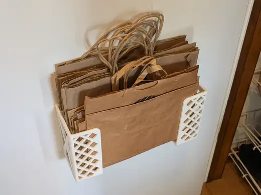 Paper Bag Storage – Wall Mount Holders