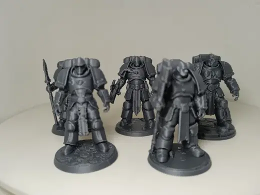 Miniature Futuristic Armored Warrior Collection