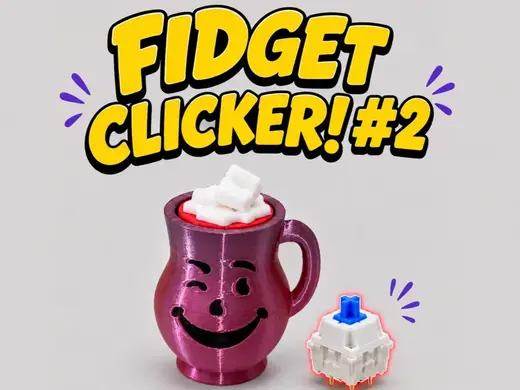 Kool Aid Fidget Toy - Clicking ( winking face)