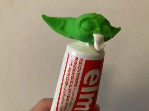 Toothpaste yoda 2-colors
