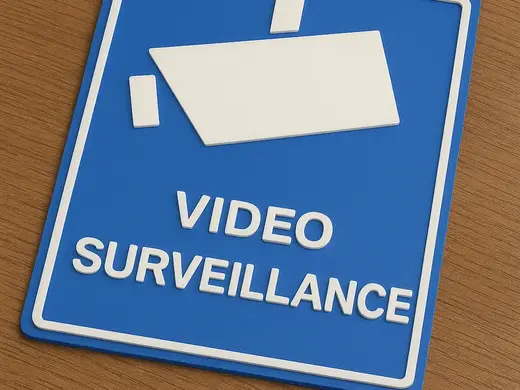 Sign Video Surveillance / CCTV Warning Sign