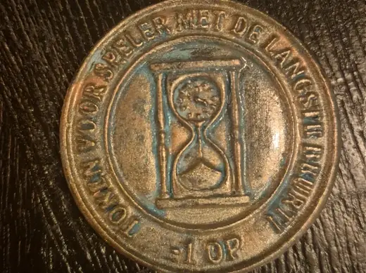 Token voor langste beurt munt!