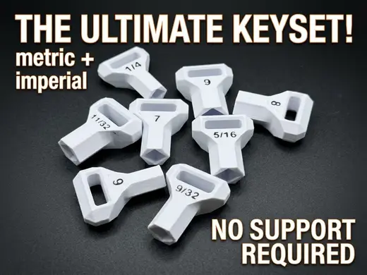 Outdoor Faucet Sillcock Key Set (No support)