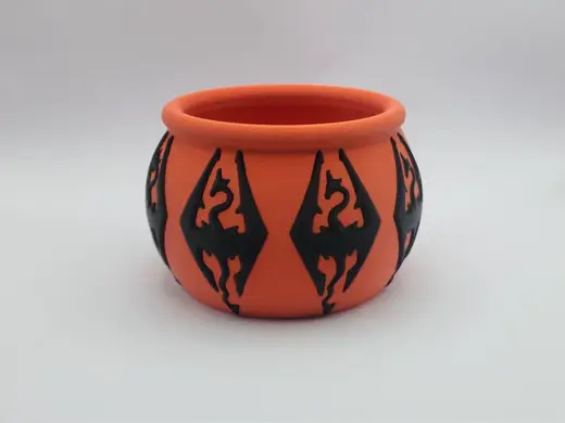 Skyrim Dragon Logo Bowl