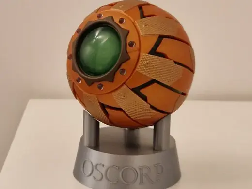 Green Goblin Pumpkin Bomb Hasbro STAND Spider-man