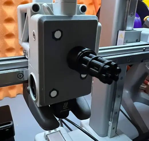 Minigun Extruder Front Cover - A1 and A1 Mini
