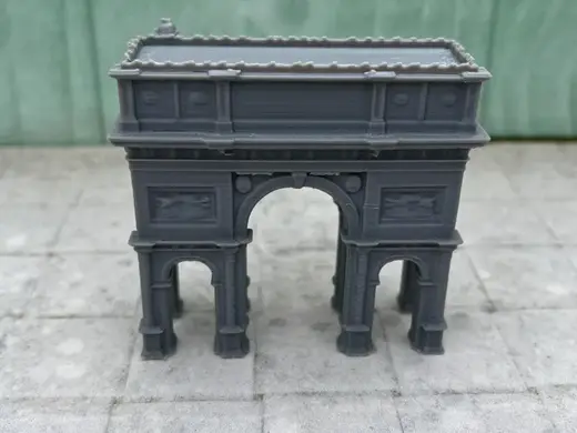 The triumphal arch of Milano