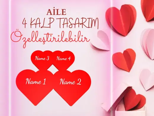 4 Kalpli Kişiye Özel Aile Tasarımı