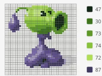 plantes contre zombies pixel