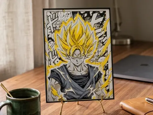 SSJ Goku - HueForge
