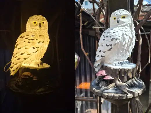 Eule / Schneeeule LED Lampe Hedwig Harry Potter