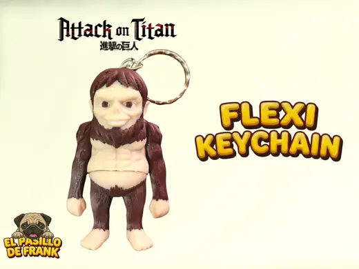 Beast Titan (Shingeki No Kyojin) Flexi-Keychain