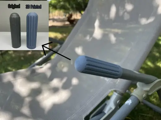Sun Lounger Handle End Cap