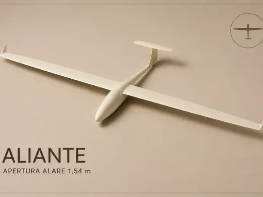 aliante gigante - apertura alare 1,54 m