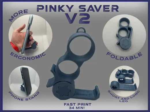 Pinky Saver 2 (Foldable + Keyring)