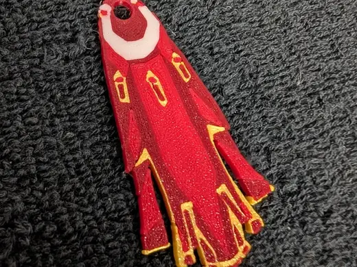 Oldschool Runescape Max cape Keychain