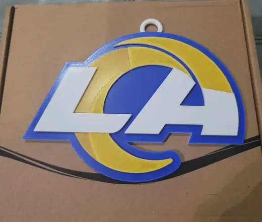 Los Angeles Rams 3d Logo 180mm series