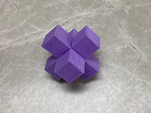 Pagoda Burr Puzzle - Level.01