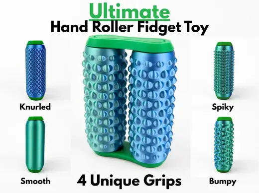 Ultimate Hand Roller Fidget Toy (4 Unique Grips)
