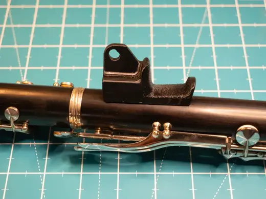 Thumbrest and neck strap mount for Bb Clarinet