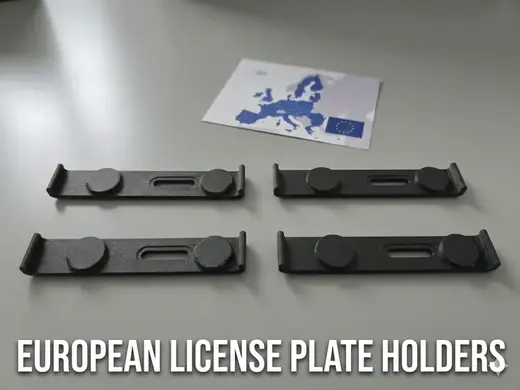 Auto Kennzeichenhalter für europäische Kennzeichen