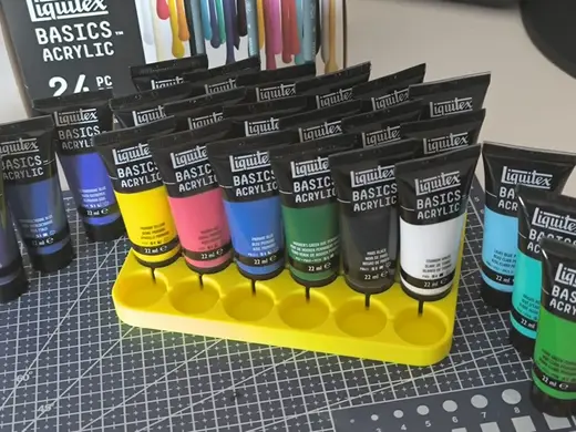 Liquitex Basics - Acrylic Paint Stand 24 pcs kit