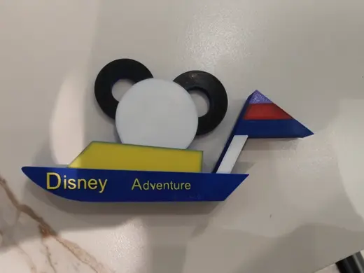 迪士尼冒险号米奇冰箱贴Disney Adventure Cruise Fridge Magnet