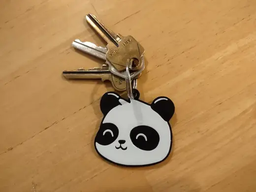 Happy Panda Keychain