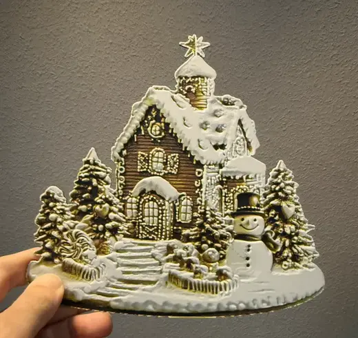 Christmas house hueforge