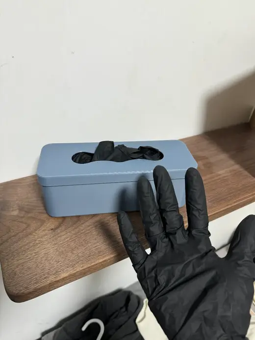 Storage box; Glove cling film sorting box