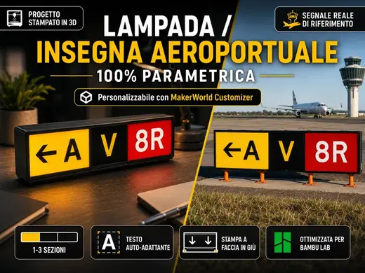 Segnale Aeroportuale Realistico Parametrico