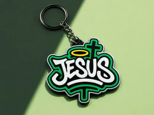 beautiful Jesus keychain